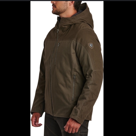 $179 Kuhl Mens Law Fleece Lined Jacket- Gunmetal Size Small - Picture 3 of 3